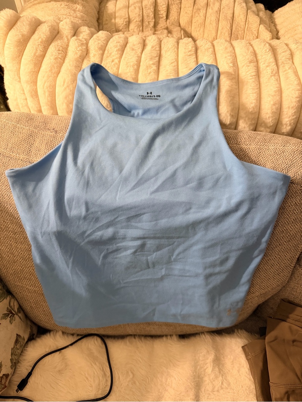 Under Armour Women's Sky Blue Racerback Athletic Tank